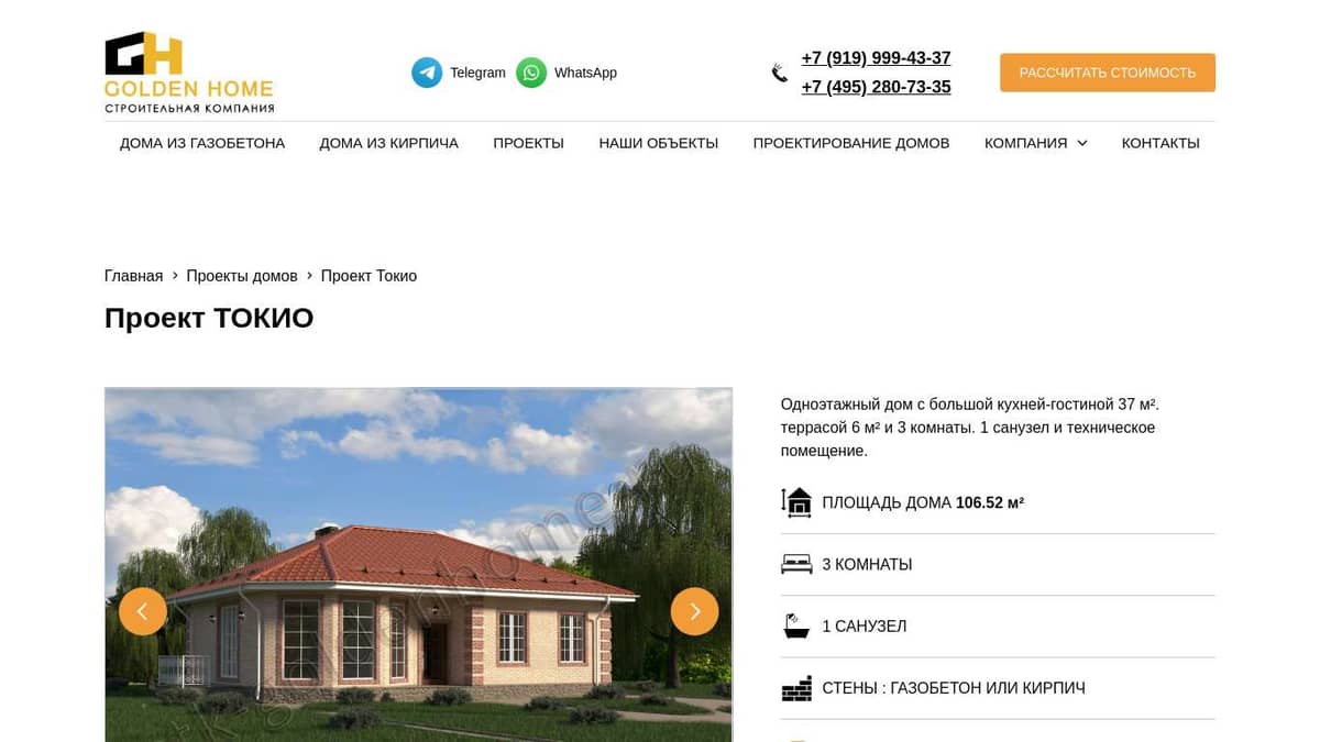 GOLDEN HOME | Проект ТОКИО